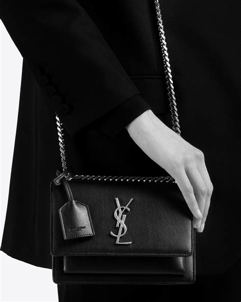 ysl medium sunset shoulder bag|YSL small sunset bag.